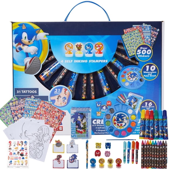 Paw Patrol Sticker Book Arts and Crafts Activity Set with Over 1200 Stickers for Kids, 14 Sheets