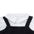 thumbnail image 4 of Kids Baby Girl Clothes Set Long Sleeve Shirt +Short Tank Vest + Trousers Spring Fall 3pcs Outfits, 4 of 9