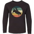 thumbnail image 3 of Inktastic Bull Riding Rodeo Rider Long Sleeve Youth T-Shirt, 3 of 5