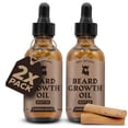 thumbnail image 1 of Striking Viking Aceite para el crecimiento de la barba con biotina, 2 onzas líquidas, paquete de 2 sándalo, suero espesante y acondicionador para el crecimiento de la barba con biotina para hombres co, 1 of 9