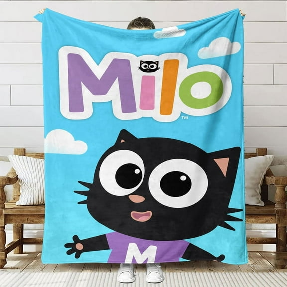Milo TV Series Throw Blanket Gifts for Fans Lover Girls Boys Women Present Hoodie Him Bed 60"x80"