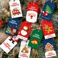 thumbnail image 4 of Christmas Tags with Holes Creative Gift Tags for Celebration Present Holiday 50pcs cotton string, 4 of 8