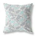 thumbnail image 5 of Paisley on Abstract Indoor/Outdoor Pillow in Gray 18x18, 5 of 8