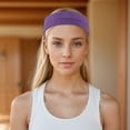thumbnail image 6 of Unique Bargains Comfortable Headband Elastic Headband for Sport Deep Purple 1 Pc, 6 of 6