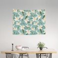 thumbnail image 2 of Cyan Blue Lilies Flowers Tapestry for Bedroom - Tapestry Wall Hanging Wall Tapestry for Dorm Wall Decor Home Decoration , Aesthetic Funny Tapestry 29 x 37in, 2 of 5