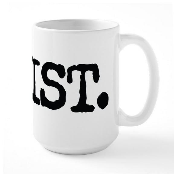 CafePress - RESIST. Large Mug - 15 oz Ceramic Large White Novelty Mug