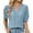 Light Blue, variant on Summer Savings Clearance! Women Casual Boho Top, Short Sleeve Summer Round Neck Loose Shirts, Lace Casual Solid Blouses, Perfect for Summer Outings, Beach, or Casual Events