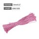 thumbnail image 2 of Polipropileno Cuerda Trenza Cordón 100 Pies/30M 7 Hilos Núcleo 0.2(5mm) Diámetro Rosa y Negro para Interior Exterior Campamento Ropa Línea, 2 of 6