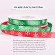 thumbnail image 5 of Advancent 2 uds cinta de seda decorativa de satén de Navidad copo de nieve paquete de poliéster rollo de banda adorno de fiesta de año nuevo Kits de decoración para fiestas, 5 of 6
