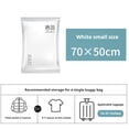 thumbnail image 7 of sunsanly Vacuum Storage Bag with Valve Dustproof Moisture-proof Transparent Folding Compressed Space Towel Cloth Sheet Storage Bag for Travel And House Relocated, 7 of 7