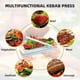 thumbnail image 2 of Monstrate Fabricante de brochetas de carne para Kebab de , brocheta de carne con herramienta práctica, brocheta de carne para barbacoa de Kebab Cocina y Comedor Blanco Caja blanca, 2 of 6