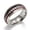 Silver, variant on Men's Stainless Steel Ring with Wood Grain Inlay Arrow Design Durable Band Stylish Jewelry for Everyday Wear Perfect Gift for Him Anniversary Present