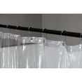 thumbnail image 5 of Crown Display Plastic Shower Liner, Clear Solid Print, 70" x 72", Ring and Magnets, 1 Count, 5 of 6