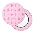 thumbnail image 2 of Balery Breast Cancer Awareness 1 Fundas de asiento para taburete de bar redondo de tela de terciopelo ajustables que protegen de arañazos y manchas para sillas de 14 a 17 pulgadas.-13 inch, 2 of 7