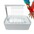 thumbnail image 2 of Automatic Circulating Parrot Bathing Pool Bird Bath Toy For Small Birds Indoor Outdoor Pet Shower, 2 of 6