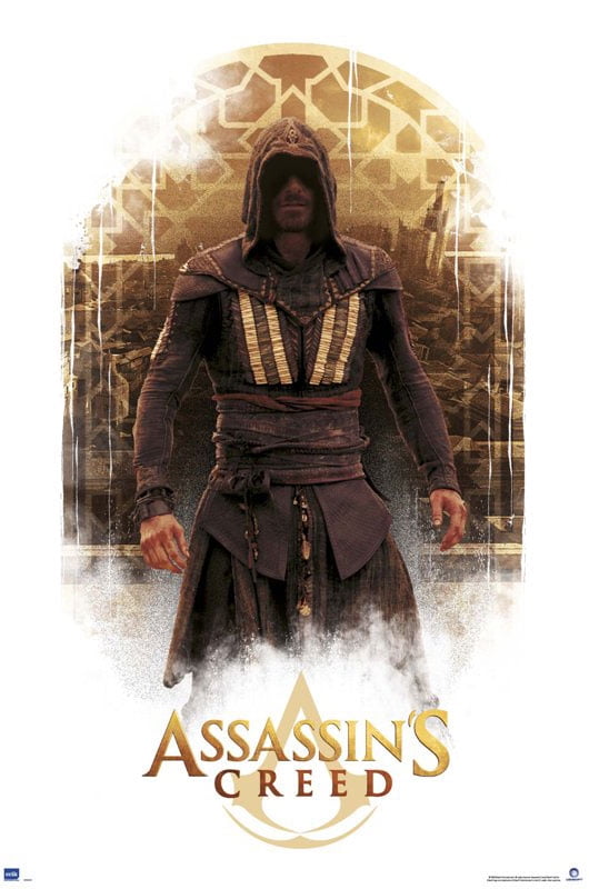 Assassin S Creed Movie Poster Print Callum Lynch Aguilar Size 24 X 36 Black Poster Hanger Walmart Com Walmart Com