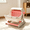 Pink, variant on Semi-Automatic Self-Cleaning Cat Litter Box，Easy to Clean, Battery-Free，ABS Material Cat Toilet