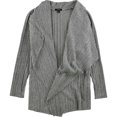 thumbnail image 1 of Alfani Womens Draped Cardigan Sweater, Grey, X-Large, 1 of 1