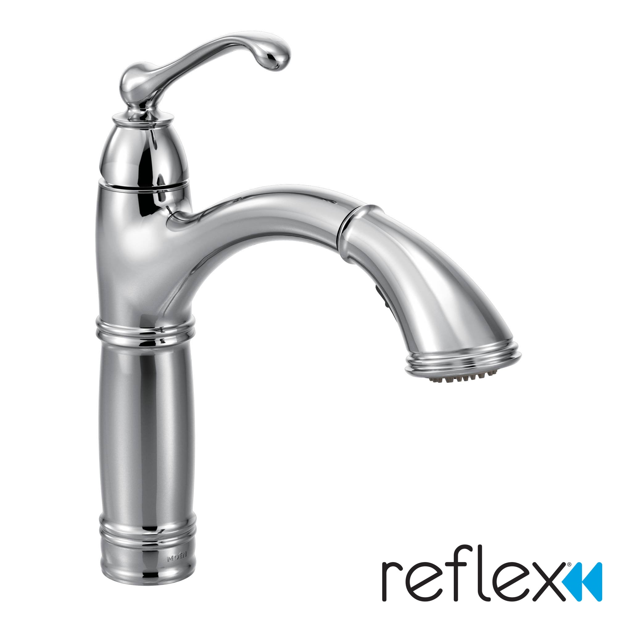 Moen Brantford Single Handle Pull Out Sprayer Kitchen Faucet Featuring Reflex In Chrome