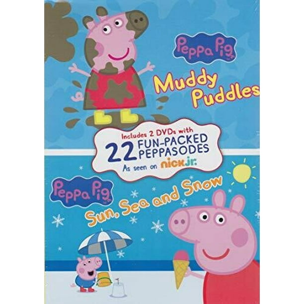 Peppa Pig Muddy Puddles/Sun, Sea And Snow (DVD)