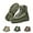 Green, variant on Luxsines Leather Boots,Men's Waterproof Side Zipper Outdoor Combat Boots,Mens Orthopedic Support Anti-Puncture Work Boots