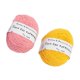 thumbnail image 3 of 3pcs Tufting Yarn Soft Cotton 8 Strands Bright Colors Crochet Hooks Yarn for Beginners for Coaster Hats Scarves, 3 of 3