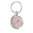 thumbnail image 1 of Porte-clés en Métal avec Porte-Clés Rotatif Peint à la Main, 1 of 2