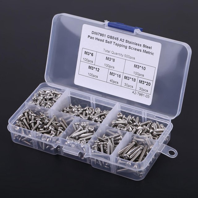 LAFGUR Button Head Screws, Stainless Steel Self Tapping Screws, For Office Furniture Industry Home