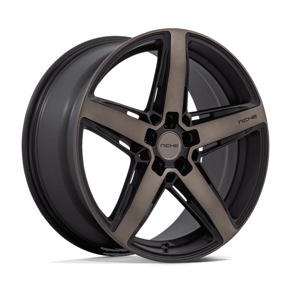 Niche 1PC Cast Aluminum Wheel M271 20x9 5x112 M-BLK DDTC-FC 25mm, M2712090F8 25