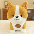 thumbnail image 4 of Gallickan Corgi Plush Stuffed Animal, Dog Stuffed Animals Plush Toys Gifts for Home Party Decorations for Toddler Kids 3 4 5 6 7 8 Years Old, A, 4 of 8