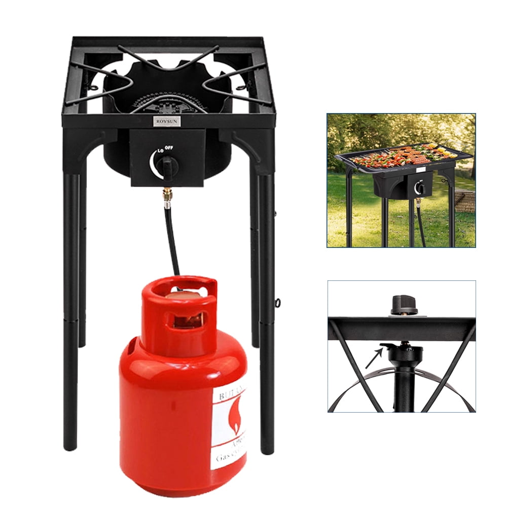 ZOKOP Outdoor Cooking Gas Single Propane Stove Camping Burner for