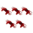 thumbnail image 2 of Simulated Crab Bait, Silicone 5PCS Reusable Artificial Fishing Lure Environment Friendly  For Sea Red,Luminous, 2 of 8