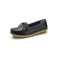 thumbnail image 3 of Frontwalk Women Loafers Slip On Moccasins Bow Nursing Shoes Walking Lightweight Boat Shoe Womens Comfort Flats Black 10.5, 3 of 6