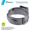 thumbnail image 3 of SharkBite UC953A PEX Cinch Clamp Rings, 1/2", 10-Pack, Each, 3 of 7