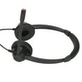 thumbnail image 4 of Auriculares de Oficina Binaural RJ9, Auriculares Telefónicos Negros Incorporados en Micrófono HD Para Telemarketing Para Servicio Al Cliente, 4 of 7