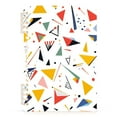 thumbnail image 7 of FORMRS 1-Subject Spiral Notebook 8" x 5" College Ruled 60 Refillable Sheet A5 Hard Cover, 2 Pack, White Triangles, 7 of 7