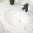 thumbnail image 3 of Lavabo de baño bajo encimera Dcolora ovalado, 46 x 38 cm, cerámica blanca, 3 of 8