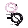 thumbnail image 1 of 2pzs Colgantes Y Correas Celular Cuerpo Moda Ajustable 10mm negro-rosa, 1 of 5