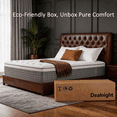 thumbnail image 5 of Dealnight 14 inch Full Size Mattress in a Box, Firm Hybrid Cooling Gel Memory Foam with Individually Pocket Coils, Back Pain Relief and Pressure Relief, 5 of 7