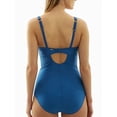 thumbnail image 3 of Panache PETROL/WHITE Portofino Underwire One Piece Swimsuit, US 32DD/E, UK 32DD, 3 of 3