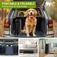 thumbnail image 4 of ABORON 71" Extra Long Dog Ramp for SUV Car, Folding Pet Ramp for Large Dogs with Non-Slip Soft Rug Surface, Sturdy Safe Dog Outdoor Steps for Car, SUV, Truck, Up to 300Lbs, 4 of 8