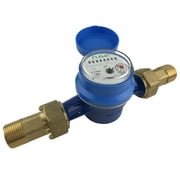 DAE AS-100m 1" Water Meter, Measuring in Liters + 1" NPT Couplings