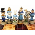 thumbnail image 5 of Alice in Wonderland Fantasy Chess Set W/ 18" Cherry Color Board, 5 of 8