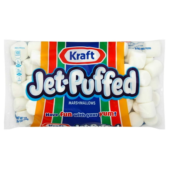 Jet-Puffed Marshmallows Natural and Artificial Flavor, 16 Ounce (Pack of 12)