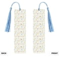 thumbnail image 2 of Kdxio Flower Rabbit Print Metal Tassel Bookmarks,Perfect Gift for Art Lovers and Bookworms Metal Bookmarks for Women, 2 of 8
