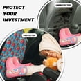 thumbnail image 4 of Fuzoiu Cute Strawberry Flower Pot Print 2 Pack Kick Mat Back Seat Protector With 3 Storage Pockets, Universal Car Seat Back Organizer For Kids Pets, Waterproof Backseat Protector For Most Car, 4 of 8