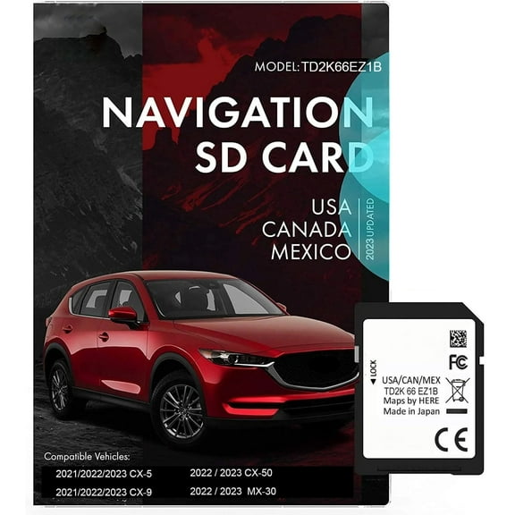 2024 Latest Navigation SD Card Compatible with 2021-2023 / CX-50 MX-30,2022-2024/ CX 50,2021-2023/3