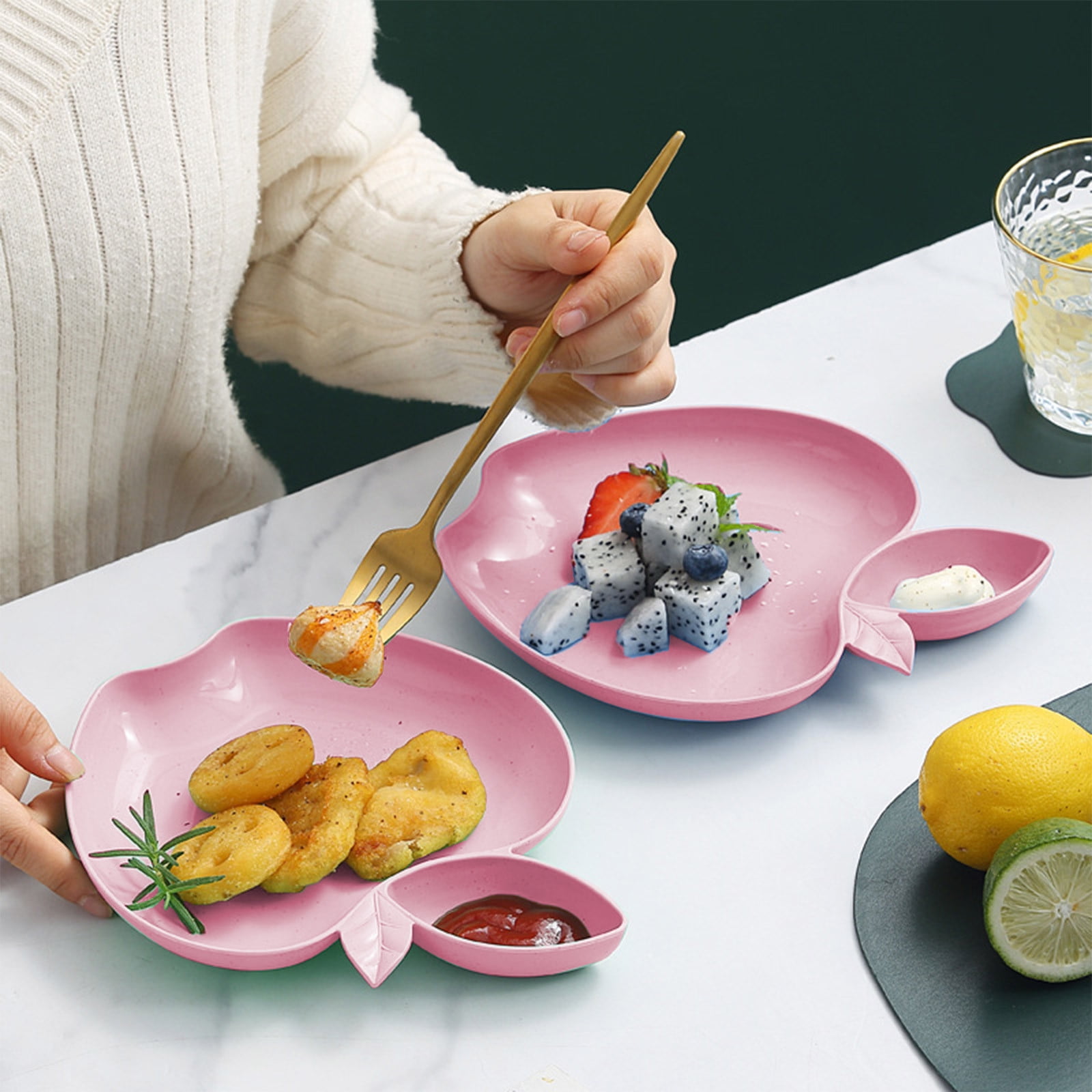 Cagogo Summer Savings Clearance Under $5 Cute Chips and Dip Plates