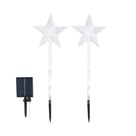 

Huiniadese Solar Decorations Outdoor LED Solar Powered Candle Xmas Roadway Lights 8 Mode