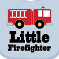 thumbnail image 4 of Inktastic Little Firefighter Fire Engine Boys or Girls Baby Bib, 4 of 4